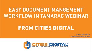 Easy Document Management Workflow in Tamarac Webinar [upl. by Donica202]