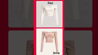 lisa or lena lisa shein aesthetic fashion youtubeshorts shortvideo youtube shorts [upl. by Ajet644]