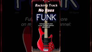 shorts ► Funk Backing Track for bass get your groove on Subscribe for more backingtrack [upl. by Hagai402]