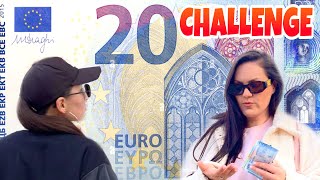 KALOJME DITEN ME 20€ NE SHQIPERI  MOTRA ZGJEDH CFARE DO HAME CHALLENGE  EJONA VLOGS [upl. by Townshend985]