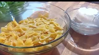 Pasta con Crema di Ricotta al Basilico Facile devi solo cuocere la pasta [upl. by Alleynad]