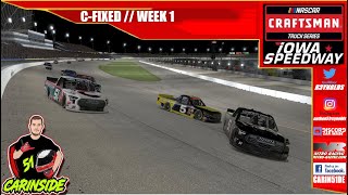 Baseball  iRacing Trucks Iowa Speedway R1Fixed  61524 [upl. by Anilatak]