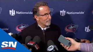 John Tortorella Says Panarin Is Out Because “He S His Pants” Not For A Trade [upl. by Tam807]