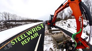 My Expensive Excavator Attachment is LEAKING  Steelwrist X04 Leak Repair [upl. by Elyod601]