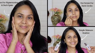 Skincare Routine To Reduce Pigmentation  LOreal Paris Glycolic Bright Serum amp Eye Serum [upl. by Serica]