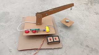 How to Make Hydraulic Powered Robotic Arm from Cardboard [upl. by Nerhe]