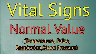 Normal Values Of Vital Signs shorts by NursingNotes20 [upl. by Farah]