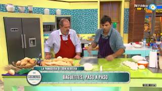 Cocineros argentinos  Pan francés casero  100314 2 de 2 [upl. by Aicitel]