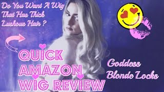 Very Quick Amazon Wig Review [upl. by Aikaj]