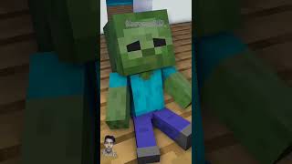 Zombie boy meets mrbest become rich minecraft animation shortfeed viralshort [upl. by Maxantia]