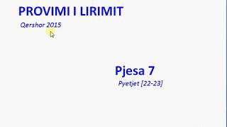 Provimi i Lirimit Matematikë 2015 pjesa 7 [upl. by Noitsuj35]