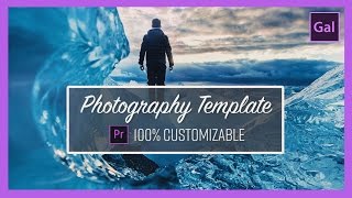 Premiere Pro CC Photography Slideshow Template [upl. by Leviram]