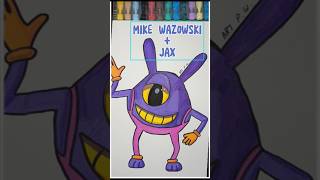 Mike Wazowski  Jax amazingdigitalcircus jax art [upl. by Nnairet544]