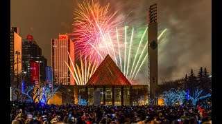 New Year Celebration  01012024  Happy New Year  Lusail Boulevard  Fireworks Qatar  8K [upl. by Winifield]