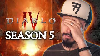 Why I Rage Quit Diablo 4 Season 5 PTR [upl. by O'Connell]