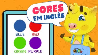 Cores em Inglês  Aula de Inglês  Amigo Mumu [upl. by Lally]