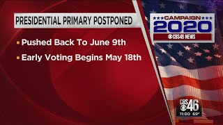 Georgia postpones primaries again because of coronavirus Here is your 11 am UPDATE [upl. by Jonathan]