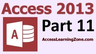 Microsoft Access 2013 Tutorial Level 1 Part 11 of 12  Customer Reports [upl. by Kristopher296]