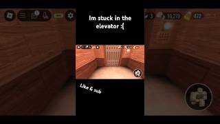 I got stuck in the hotels elevator  Roblox Doors [upl. by Tomi]