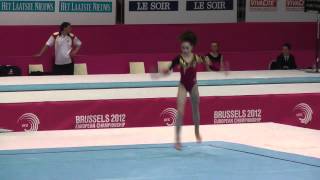 2012 Euros Leah Griesser FX GER [upl. by Ainwat839]