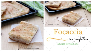 Focaccia senza glutine a lunga lievitazione [upl. by Cortie]