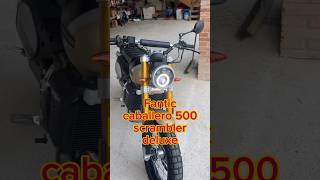 Fantic caballero 500 scrambler deluxe un altra nuova moto [upl. by Peters]