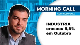 Indústria cresceu 58 em Outubro no Brasil [upl. by Yenruoc]