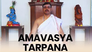 Amavasya tarpanam in Telugu  Vysys Tarpanam [upl. by Sihtam]