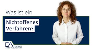 Nichtoffenes Verfahren  Deutsches Ausschreibungsblatt GmbH [upl. by Berty]