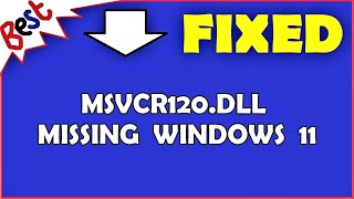 msvcr120dll missing Windows 11 [upl. by Shawn]