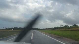 GA8 Airvan Tropic Air Landing at Corozal Airport Belize [upl. by Patterman]