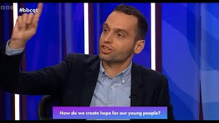 Konstantin Kisin Shuts Down AntiBritish Heckler on Question Time [upl. by Eneluqcaj77]