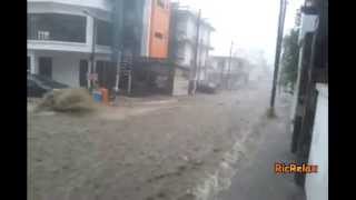 Live Footage Compilation Videos 2  Mauritius Torrential rain 30032013 [upl. by Corell]