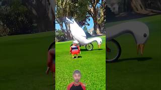 GTA V DUCK CHEATED MOTU BABY BIKE reacttionn shorts [upl. by Unity768]