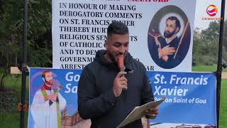 Goans in UK Demand Arrest of Subhash Velingkar Over Insult to St Francis Xavier [upl. by Ayk]