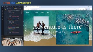 Creating Animated Website using HTML CSS and Javascript  GSAP Tutorial [upl. by Maddock]