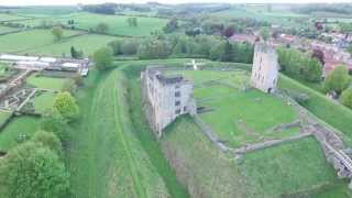 Helmsley Castle  DJI Phantom 3 Advanced [upl. by Petuu8]