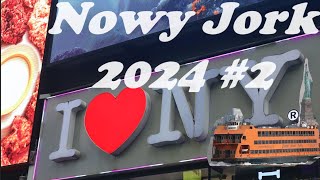 2 Nowy Jork 2024 Statua Wolności Times Square and [upl. by Lerej656]