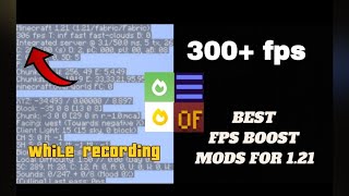 BEST FPS BOOST MODS FOR 121 for pojavjava 🔥 [upl. by Llegna]