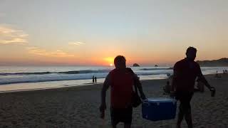 Zipolite Time Lapse Sunset  23 Nov 2024 [upl. by Fitzpatrick]