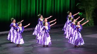 Hālau Hula O Nāpunaheleonāpua Auana  2018 Queen Liliuokalani Keiki Hula Competition [upl. by Nickola]