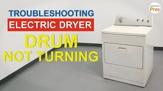 Electric Dryer Not Spinning  TOP 5 Reasons amp Fixes  All Brands [upl. by Dorwin]