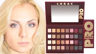 Lorac MEGA PRO Palette  ОБЗОР  MixStyleCappuccino [upl. by Ceciley]