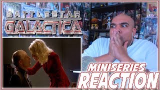 Battlestar Galactica REACTION Mini Series Part 1 [upl. by Enilram]