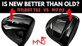 Titleist TS2 Driver VS Titleist 917 D2  Is New Better Than Old [upl. by Montana]