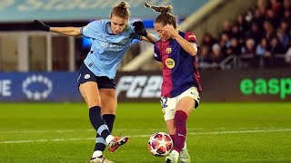 Manchester city vs barcelona women football live recaps [upl. by Eimmit]