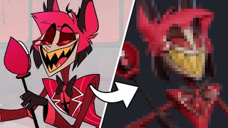 😈 Watch A Pro 3D Sculptor Create Alastor From Hazbin Hotel 2D to 3D [upl. by Fiedling]