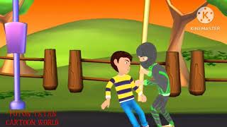 RUDRA FIGHT ENIMESANDIP ROYTOTON TATAN CARTOON WORLD [upl. by Atiniuq451]