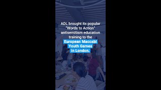 Recap ADLs Words to Action Trainings at the European Maccabi Youth Games [upl. by Tankoos]