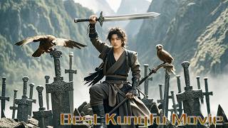 Kung Fu Movie Useless lad pulls out an ancient sword awakens his hidden powers becoming a legend [upl. by Vergos]